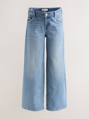 Light Blue Maternity Wide Leg Denim Jeans - Image 6 of 9