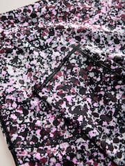 Burgundy Pink Maternity Active Sports Leggings - Image 9 of 9