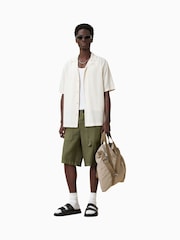 AllSaints Green Talbot Shorts - Image 1 of 8