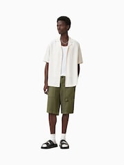 AllSaints Green Talbot Shorts - Image 2 of 8