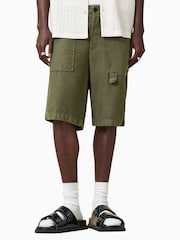 AllSaints Green Talbot Shorts - Image 4 of 8