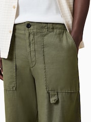 AllSaints Green Talbot Shorts - Image 6 of 8