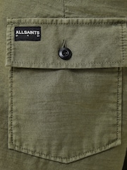 AllSaints Green Talbot Shorts - Image 8 of 8