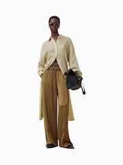 AllSaints Yellow Ezra Shirt Dress - Image 5 of 10