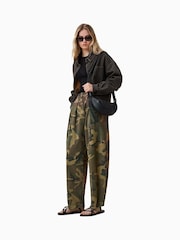 AllSaints Green Becca Denim Trousers - Image 4 of 8