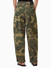 AllSaints Green Becca Denim Trousers - Image 6 of 8