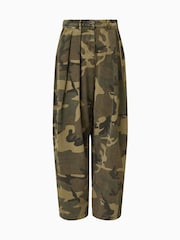 AllSaints Green Becca Denim Trousers - Image 8 of 8