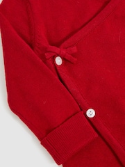 Reiss Frannie Wrap-Front Sleepsuit with Cashmere - Imagen 4 de 4