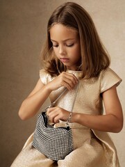 Reiss Leah Crystal Pouch Bag - صورة 2 من 6