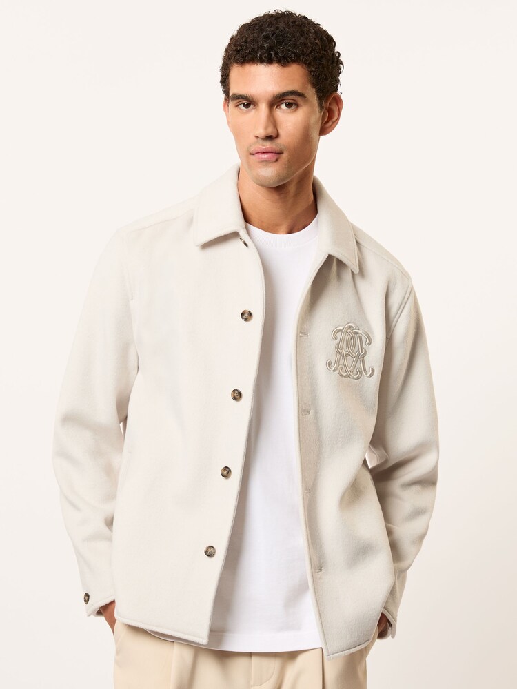 Reiss Ivory White Champ Shirt - Image 1 of 6