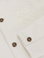 Reiss Ivory White Champ Shirt - Image 6 of 6