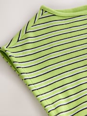 Green Stripe Maternity Supersoft Dress - Image 8 of 9