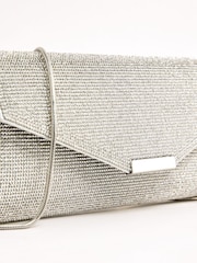 Silver Hotfix - Lipsy Clutch - Bild 5 von 6