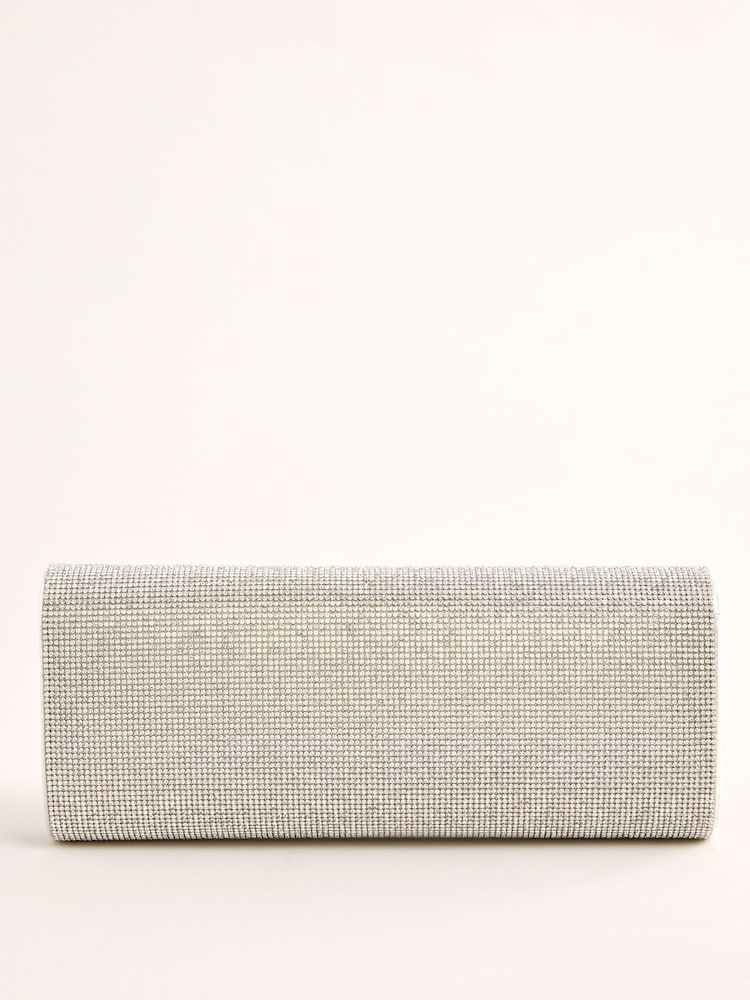 Silver Hotfix - Lipsy Clutch - Bild 6 von 6