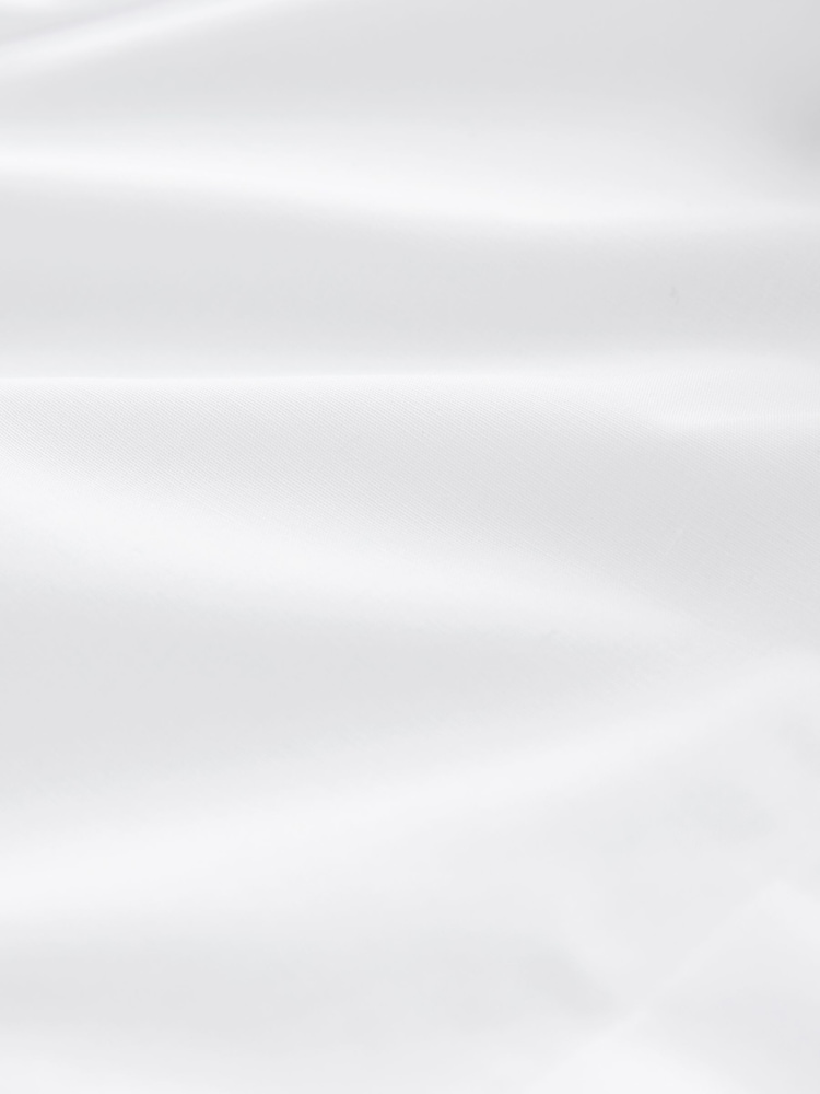 White Fuller Bust Fitted Stretch Essential Short Sleeve Shirt - Image 7 of 7 White Fuller Bust Fitted Stretch Essential Short Sleeve Shirt - Image 7 of 7