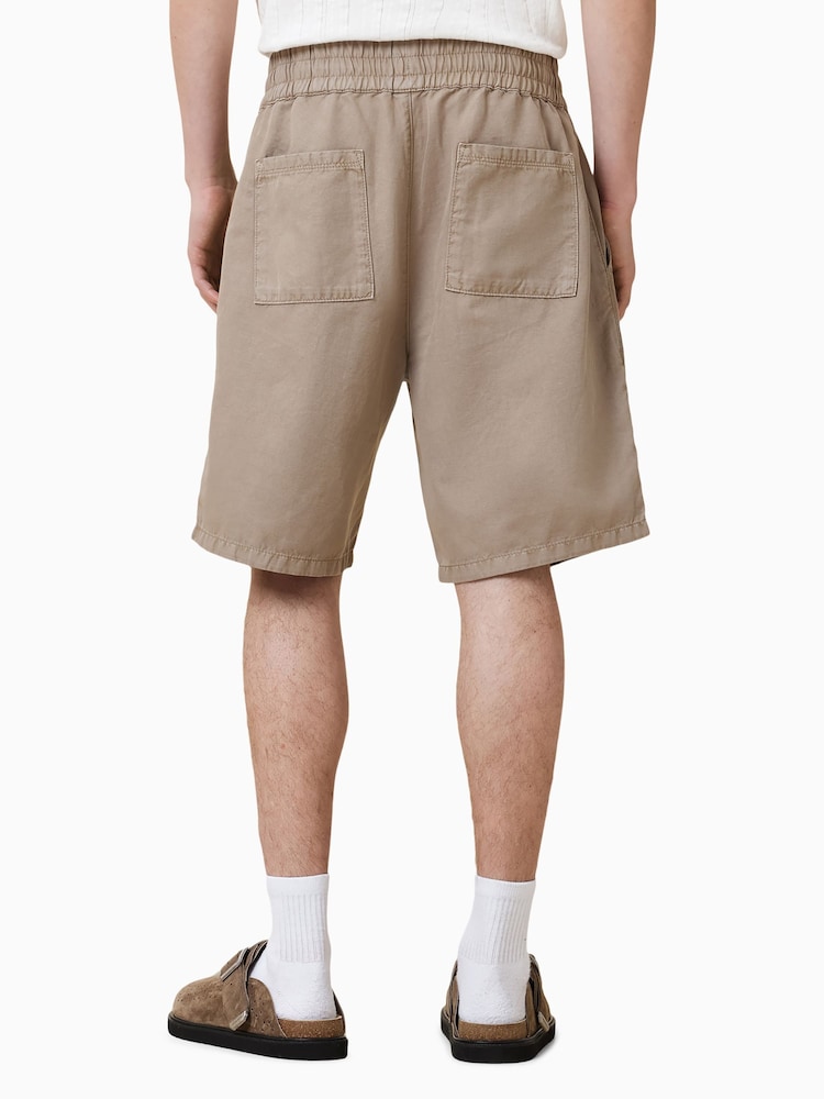 AllSaints Brown Hanbury Shorts - Image 5 of 7