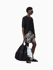 AllSaints White Marseille Swim Short - Image 1 of 9