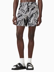 AllSaints White Marseille Swim Short - Image 5 of 9