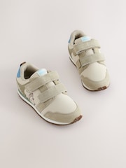 Neutral Dino Standard Fit (F) Two Strap Touch Fastening Trainers - Image 1 of 4