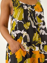 Verde - Vestido Roman Petite com estampa Print e decote Scoop Neck - Imagem 5 de 5