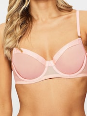 KBX Pink Non Pad Balcony Zadie Mesh Bra - Image 3 of 6