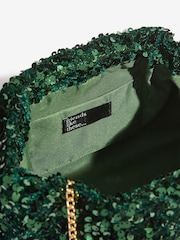 Friends Like These Silver Sequin Scrunch Clutch Bag - Image 5 of 6