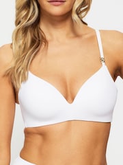 KBX White Charlotte Brushed Non-Padded Bra - Image 2 of 6