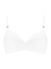 KBX White Charlotte Brushed Non-Padded Bra - Image 6 of 6