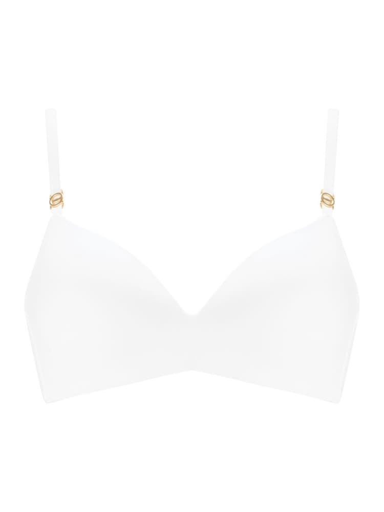 KBX White Charlotte Brushed Non-Padded Bra - Image 6 of 6