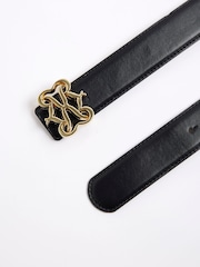 River Island Black Swirl Buckle Belt - Image 2 of 3