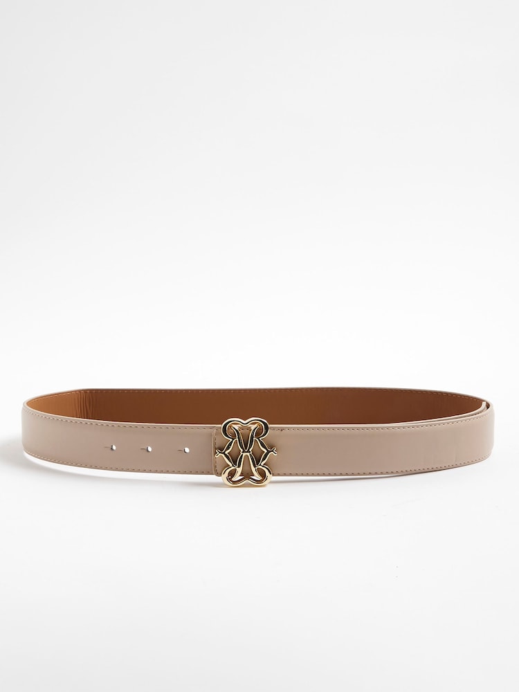 River Island Swirl Buckle Belt - Imagem 1 de 3