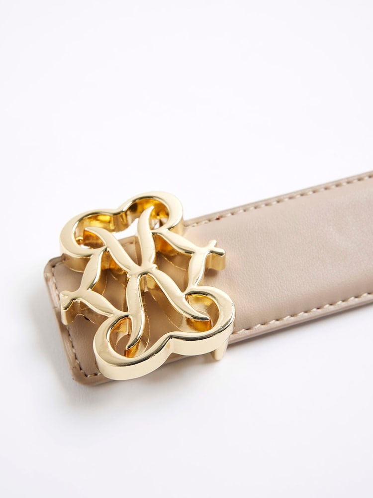 River Island Swirl Buckle Belt - Imagem 3 de 3