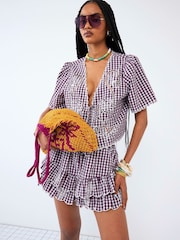 River Island Tie Front Top - Imagem 2 de 4