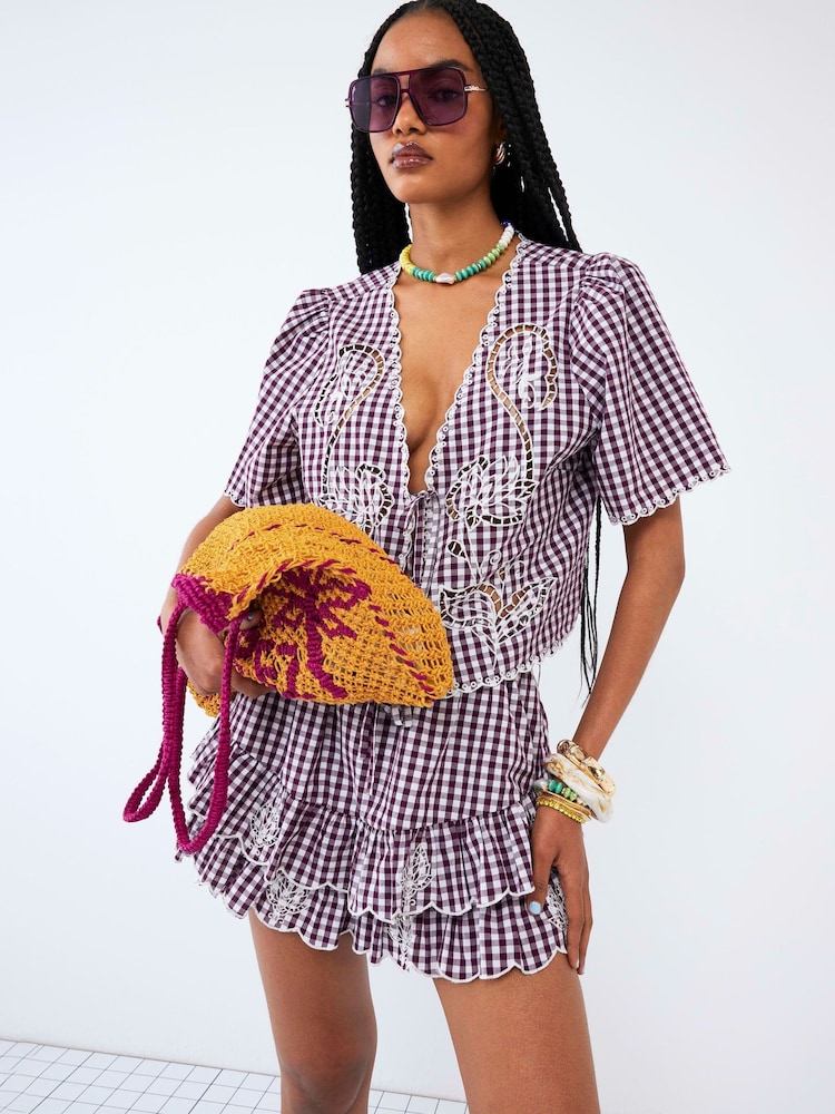 River Island Tie Front Top - Imagem 2 de 4