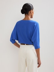 Phase Eight Blue Cristine Knit Top - Image 2 of 7