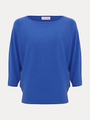 Phase Eight Blue Cristine Knit Top - Image 7 of 7