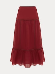 Phase Eight Red Kyla Maxi Skirt - Image 1 of 1