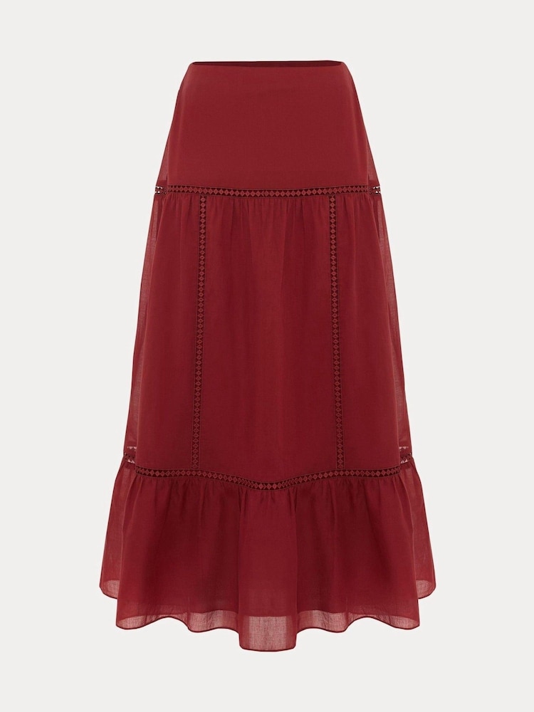 Phase Eight Red Kyla Maxi Skirt - Image 1 of 1