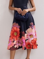 Phase Eight Blue Rakhi Scuba Dress - Image 5 of 7