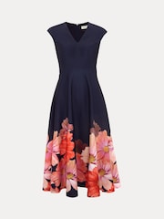Phase Eight Blue Rakhi Scuba Dress - Image 7 of 7