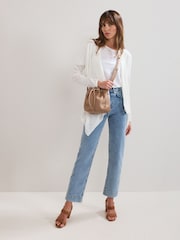 Phase Eight White Ayla Waterfall Cardigan - Image 3 of 7