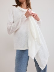 Phase Eight White Ayla Waterfall Cardigan - Image 4 of 7