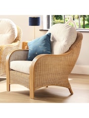 Desser Light Oak Fabric Centurion Chair - Image 1 of 2