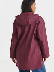 أحمر - Simply Be Short Rubberised Raincoat - صورة 2 من 4