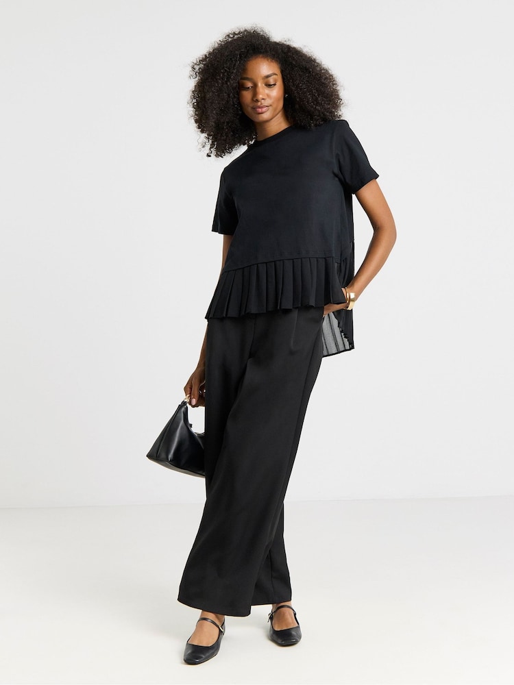 Simply Be T-Shirt with Pleated Back - Imagen 1 de 4