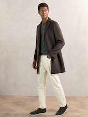 Reiss Forest Green Loftus Suede Lace-Up Chukka Boots - Image 2 of 5