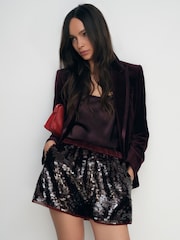 Reiss Spence Sequin Shorts - Imagen 1 de 9