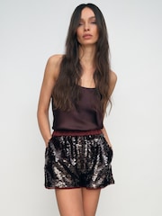 Reiss Spence Sequin Shorts - Imagen 5 de 9
