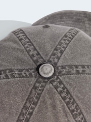 adidas Originals Black Washed Baseball Cap - Image 4 of 4