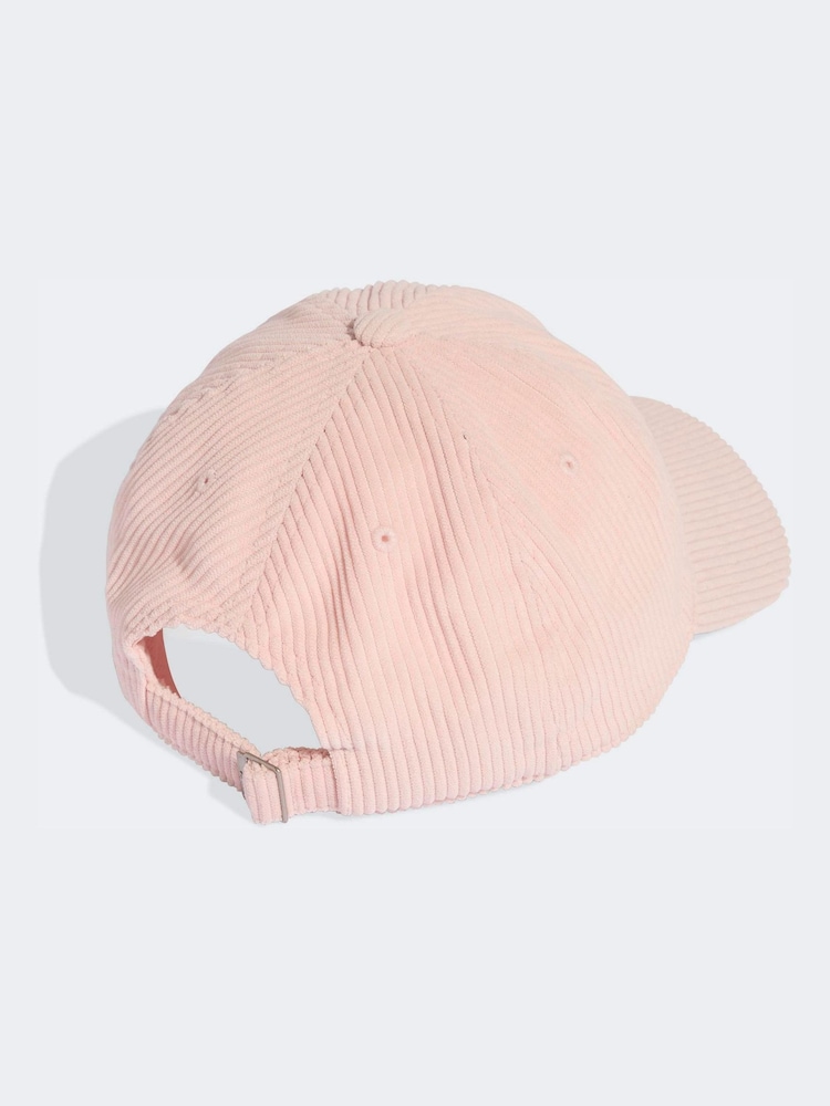 adidas Originals Pink Corduroy Baseball Cap - Image 2 of 3 adidas Originals Pink Corduroy Baseball Cap - Image 2 of 3